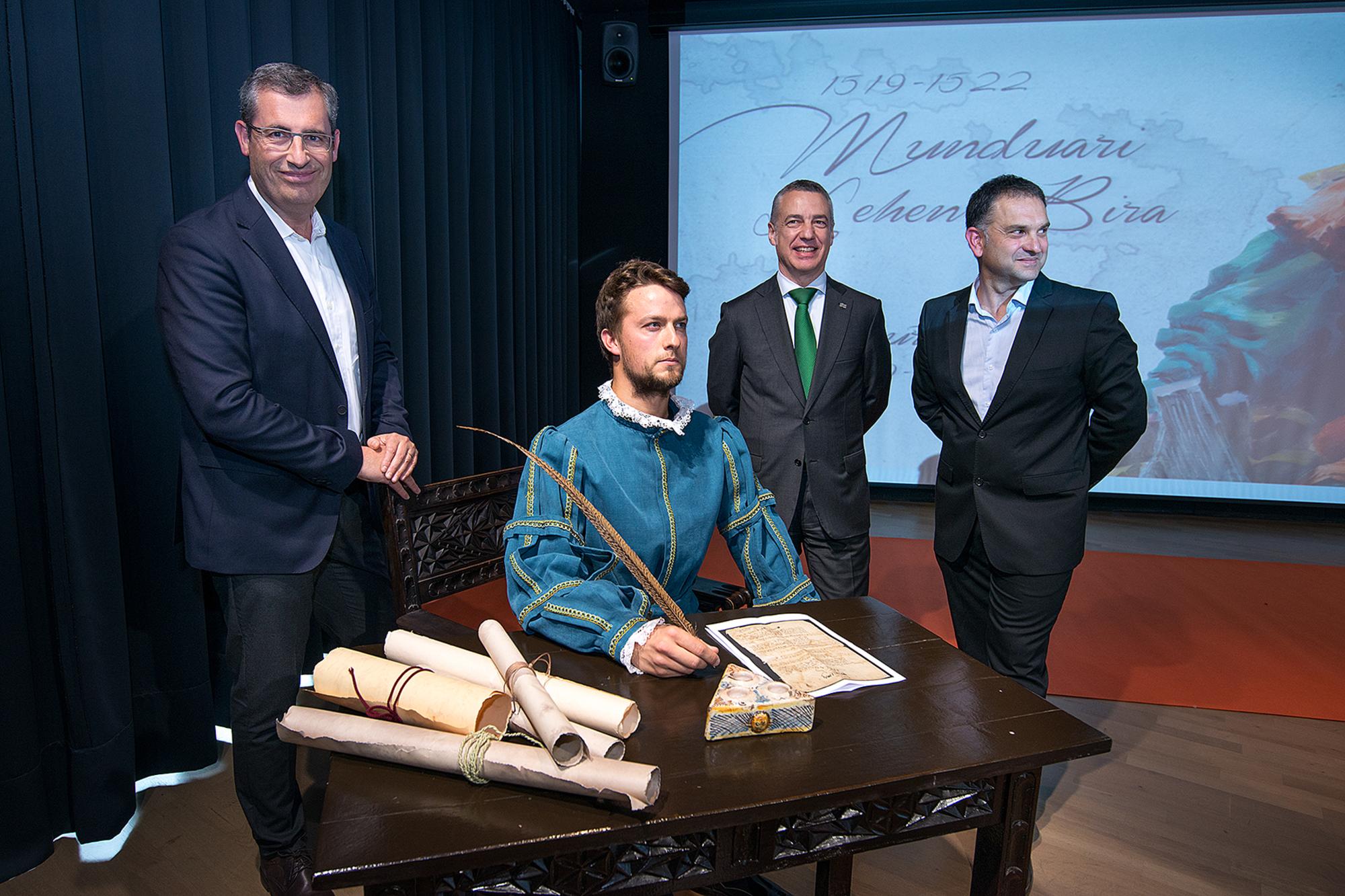 Elkano en el Museo Balenciaga de Getaria